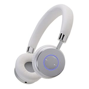 Contixo KB-200 Premium Kids Headphones with Volume Limit Controls (Max 85dB), Bluetooth Wireless Headphones Over-The-Ear with Microphone (White) - Best Gift