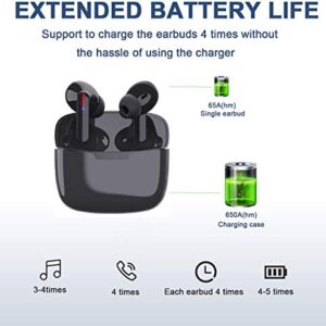 Wireless Earbuds Bluetooth 5.0 Earphones Noise-Canceling Headset with Charging Box,Built-in Microphone Headset 35 Playtime Suitable compatible for Samsung,Android,huawei Earbuds