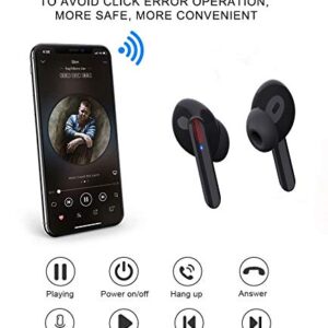 Wireless Earbuds Bluetooth 5.0 Earphones Noise-Canceling Headset with Charging Box,Built-in Microphone Headset 35 Playtime Suitable compatible for Samsung,Android,huawei Earbuds