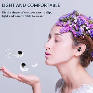 Light/Small/Not Easy to Drop Waterproof Headphones ! Bluetooth 5.3 Earbuds Wireless Type‐C Fast Charging/Power Display/Bluetooth Earbuds with Microphone Monaural/Binaural Left and Right Split Type