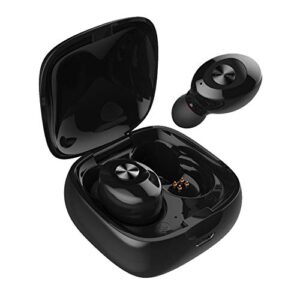 newshijiecob waterproof 3d stereo wireless earbuds bluetooth 5.0 earbuds earphones with charging case 3