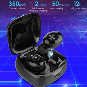 newshijieCOb Waterproof 3D Stereo Wireless Earbuds Bluetooth 5.0 Earbuds Earphones with Charging Case 3