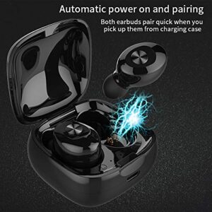 newshijieCOb Waterproof 3D Stereo Wireless Earbuds Bluetooth 5.0 Earbuds Earphones with Charging Case 3