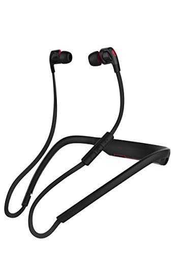 Skullcandy Smokin' Buds 2 In-Ear Bluetooth Wireless Earbuds with Microphone -Black/Red (Certified Refurbished)