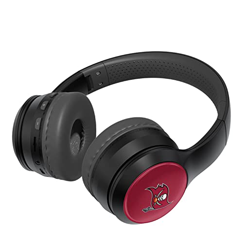 Strategic Printing Tampa Bay Buccaneers Solid Design Wireless Bluetooth Headphones