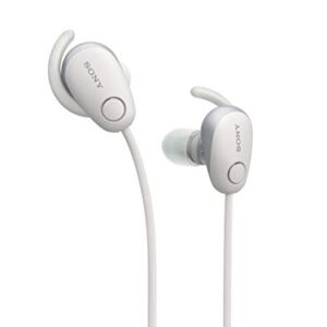 Sony SP600N Wireless Noise Canceling Sports In-Ear Headphones, White (WI-SP600N/W)