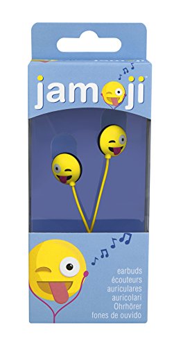 Jamoji Earbuds with a Microphone for Kids, Just Kidding