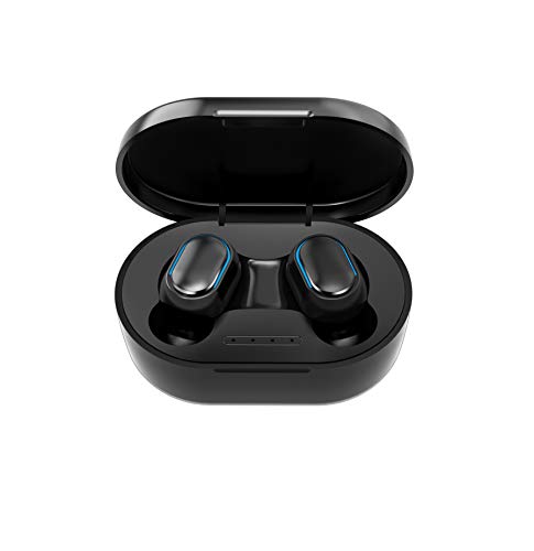 Wireless Earbuds, Revive Air-A7S Sports Bluetooth 5.0 Headset with Bass Stereo HiFi Sound, Built-in Microphone for iOS & Android, Waterproof Sweatproof Headphones with Portable Charging Case (White)