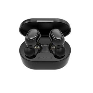 Wireless Earbuds, Revive Air-A7S Sports Bluetooth 5.0 Headset with Bass Stereo HiFi Sound, Built-in Microphone for iOS & Android, Waterproof Sweatproof Headphones with Portable Charging Case (White)