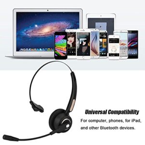 BH520 Mobile Phone Computer Universal Wireless Bluetooth Headset, Noise Cancelling Call Center Bluetooth Headphones, for Computer, Phones