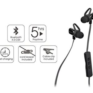 Thermaltake LUXA2 Lavi O Wireless Bluetooth 4.0 Sweatproof Sports In-Ear Earbuds Headphone AD-HDP-PCLOBK-00