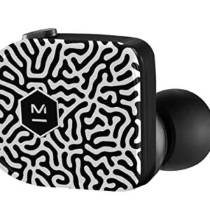 Master and Dynamic MW07 Plus True Wireless Earphones - Temi Coker Print Pattern 1, Black