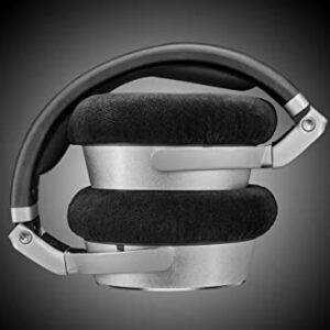 Neumann NDH 30 Dynamic Open-Back Headphone for Professional Mixing, Mastering, Twitch, YouTube, Podcast, Production, High Definition Music Listening, Titanium (509111) Large