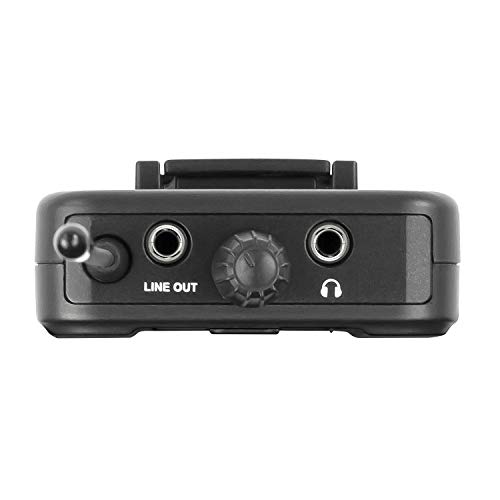 Nady PEM-04 UHF 16-Channel Wireless Professional in-Ear Monitor System with EB-6 Earbud Headphones