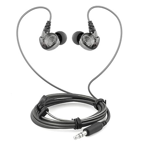 Nady PEM-04 UHF 16-Channel Wireless Professional in-Ear Monitor System with EB-6 Earbud Headphones