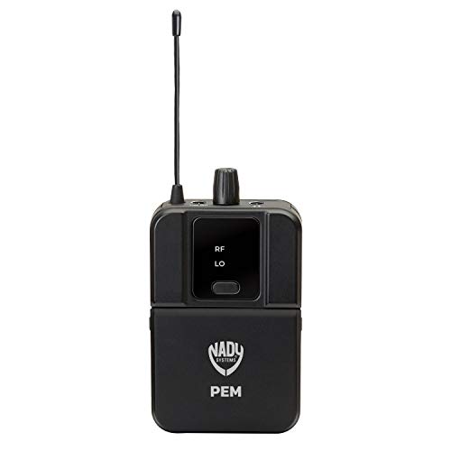 Nady PEM-04 UHF 16-Channel Wireless Professional in-Ear Monitor System with EB-6 Earbud Headphones