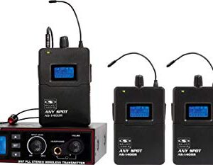 Galaxy Audio AS-1400-4 Band Pack Wireless In-Ear Personal Monitor System, Code M (516 MHz - 558 MHz)