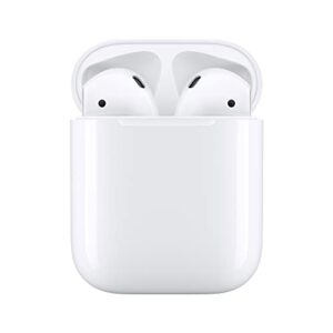 Apple AirPods (2nd Generation) Wireless Earbuds with Lightning Charging Case Included. Over 24 Hours of Battery Life, Effortless Setup. Bluetooth Headphones for iPhone