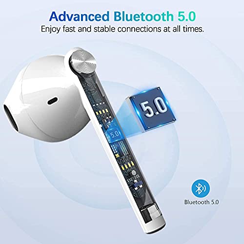 Onamicit Wireless Earbuds Bluetooth Headphones in-Ear,Noise Cancelling Earbuds Stereo Sound, Deep Bass & with Charging Case Air Buds Pro Touch Control,Wireless Headphone IPX5 Waterproof Sport