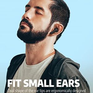 AIHOOR Wireless Earbuds for iOS & Android Phones, Bluetooth 5.3 in-Ear Headphones with Extra Bass, Built-in Mic, Touch Control, USB Charging Case, 30hr Battery Earphones, Waterproof for Sport