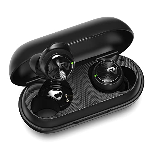 PALOVUE Wireless Earbuds, in-Ear Earphones with Bluetooth 5.3, Built-in Mic Headphones, Deep Bass Stereo, with Lightweight Compact Charging Case for Sport/Work Compatible with iPhone and Android