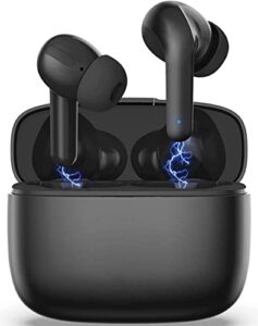 wireless bluetooth earbuds, true wireless stereo headsets in-ear, 30h playtime & wireless charging case, built-in mic earphones premium sound, touch control, ipx5 waterproof sport headphones