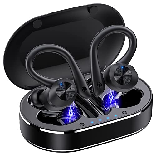 EUQQ Wireless Earbuds Bluetooth 5.3 Headphones for Sports 42Hrs Playtime HiFi Stereo Earphones Noise Cancelling Bluetooth Wireless Ear Buds with Mic for Running audifonos Bluetooth inalambricos