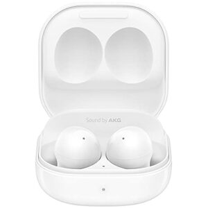 samsung galaxy buds2 true wireless earbuds noise cancelling ambient sound bluetooth lightweight comfort fit touch control, international version (white)