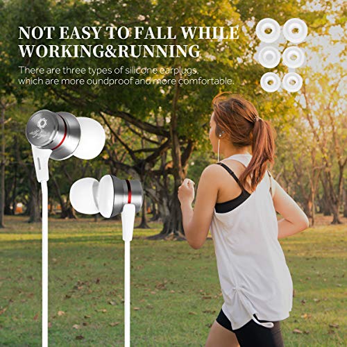 iPhone Headphones for iPhone Earbuds for iPhone in-Ear Lightning Headphones silbyloyoe MFi Certified Lightning Earbuds with Mic Controller Compatible iPhone 11 11 Pro X XS Max XR 7 8 Plus White