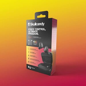 Skullcandy Grind True Wireless In-Ear Bluetooth Earbuds Compatible with iPhone and Android / Charging Case and Microphone / Great for Gym, Sports, and Gaming, IP55 Water Dust Resistant - Black