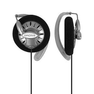 koss ksc75 portable stereophone headphones, single, standard packaging white/gray