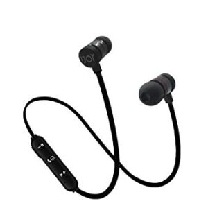 iJoy Bluetooth Wireless Sport Earbuds IPX4 Sweatproof Sport Headphones with Microphone, Noise Cancelling Earphones, Noise Cancelling Headset for Workout, Running, Gym