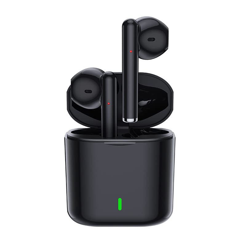 Wireless Earbud, Bluetooth 5.0 Earbud Stereo Bass,Bluetooth Headphones in Ear Noise Cancelling Mic,Earphones IPX5 Waterproof Sports,30H Playtime USB C Mini Charging Case Ear Buds for Android and iOS