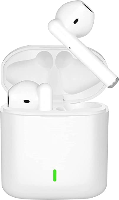 Wireless Earbud,Bluetooth 5.0 Earbud Stereo Bass,Bluetooth Headphones in Ear Noise Cancelling Mic,Earphones IPX5 Waterproof Sports,30H Playtime USB C Mini Charging Case Ear Buds for Android and iOS