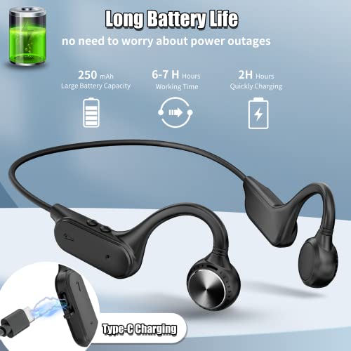 Arlide Bone Conduction Headphones, Open-Ear Wireless Bluetooth Headphones Earphones for Sport