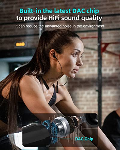 iFory Bluetooth Neckband Headphones, Wireless Bluetooth 5.3 Magnetic Earphones with HiFi Headsets, Sports Waterproof Earphones with Durability, Noise Cancelling with Mic for Gym Workout 18h Playtime