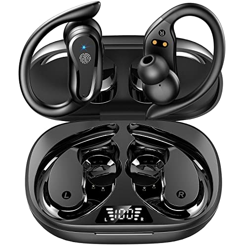 Rulefiss Wireless Earbuds Sport Bluetooth 5.1 Earbuds 42H Playtime in Ear Headphones 2 ENC Mic