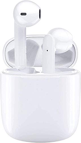 Wireless Earbud Bluetooth 5.0 Headphones Noise Cancelling Air Buds Pods 3D Stereo Ear pods in-Ear Ear Buds with Deep Bass Earphones Sport Headsets for Android/Samsung/Apple iPhone