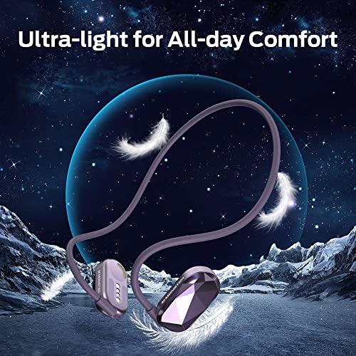 Monster Aria Free Open Ear Headphones, Bluetooth 5.3 Air Conduction Headphone Sports, ENC Clear Talk Headphone with Built-in Mic, 8H Playtime Headset for Running, Cycling, Hiking, Driving