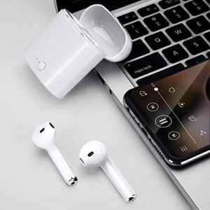 UCLL Wireless Headphones, Noise Canceling Bluetooth Headphones Stereo IPX5 Waterproof in-Ear Sports Bluetooth Headphones with Mini Charging Case and Built-in Microphon,for iPhone Android