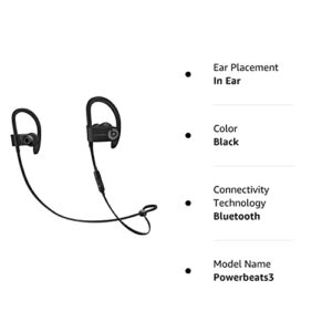 Powerbeats3 Wireless In-Ear Headphones - Black (Renewed)