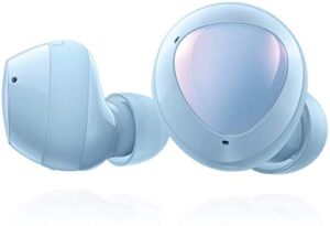 samsung galaxy buds+ plus, true wireless earbuds (wireless charging case included), cloud blue – us version (renewed)