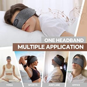 Sleep Headphones Bluetooth Headband Wireless: Gifts for Women Men Stocking Stuffers Christmas Birthday Him Husband Wife, 3-in-1 Comfy Sleeping Eye Mask Headset Head Band Electronics Tech Gadgets Sport