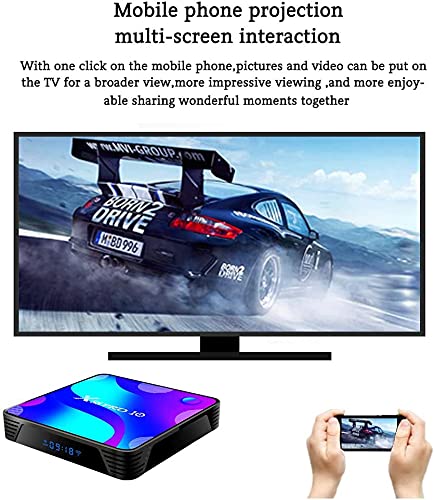 Android 11.0 TV Box X88 Pro 10 Quad Core 2GB RAM 16GB ROM BT4.2 Dual WiFi 2.4G/5.8GHZ YouTube 4K 3D USB 3.0 Smart Home Set Top Box