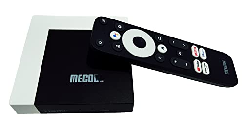 MECOOL KM7 Plus Netflix Google Certified Android 11.0 TV Box Amlogic S905Y4 AV1 Ultra 4K HDR 2GB RAM 16GB ROM Support 2.4G/5.0G WiFi BT 5.0 with Google Assistant