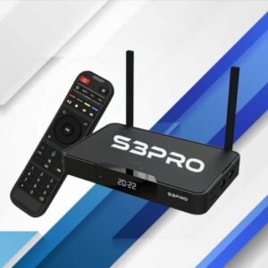 New 2022 Android TV Box S3 Pro, Android 9 with Voice Command Remote