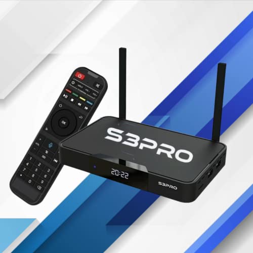 New 2022 Android TV Box S3 Pro, Android 9 with Voice Command Remote