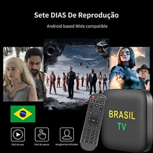 2023 Brazil IPTV Box with 2GB RAM 16GB ROM DDR HDMI TF H.265 HEVG DuoBand WiFi 2.4G/5G 6k Video Supported