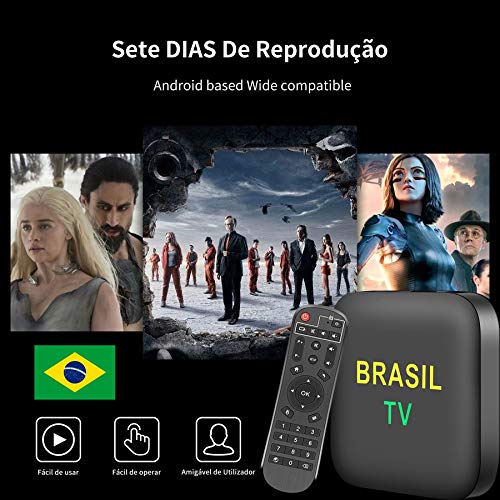 2023 Brazil IPTV Box with 2GB RAM 16GB ROM DDR HDMI TF H.265 HEVG DuoBand WiFi 2.4G/5G 6k Video Supported