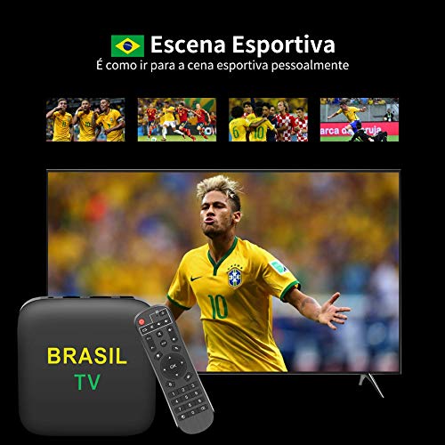 2023 Brazil IPTV Box with 2GB RAM 16GB ROM DDR HDMI TF H.265 HEVG DuoBand WiFi 2.4G/5G 6k Video Supported